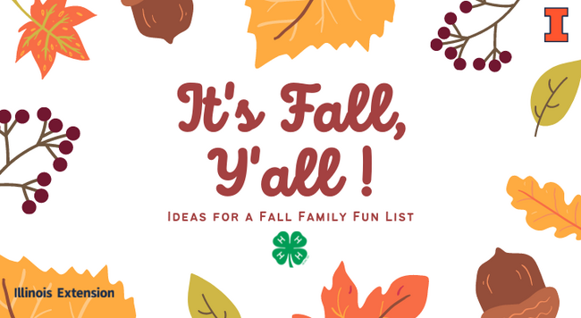 It's Fall Y'all! info graphic