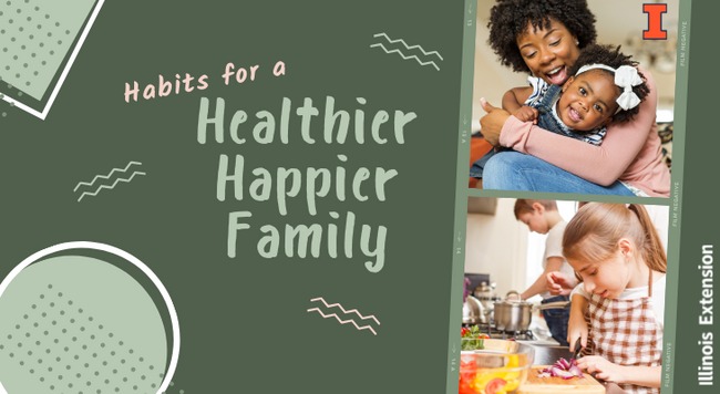 healthier happier family info graphic