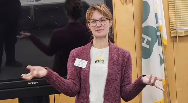 Picture of a woman speaking