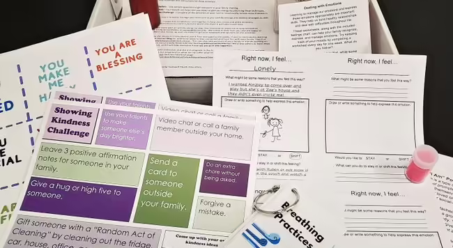 Picture of contents of Connection Corner Kits