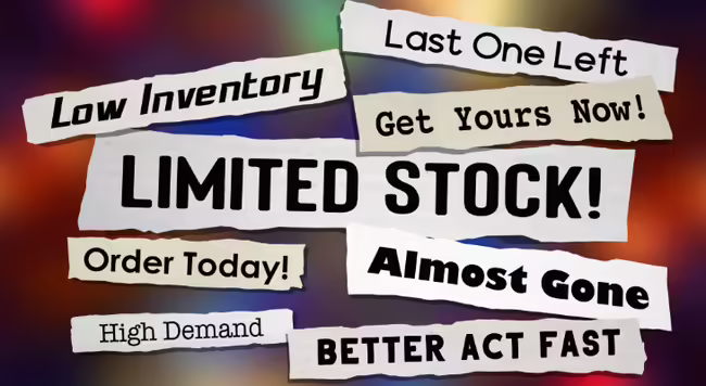 Limited stock
