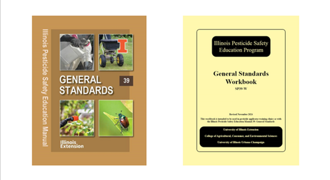 Covers of General Standards manual and workbook