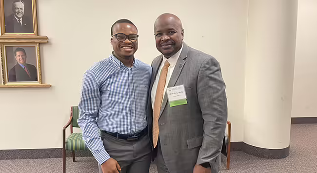 ISPP Scholar Kenny Adesina and USDA, NRCS Chief Cosby