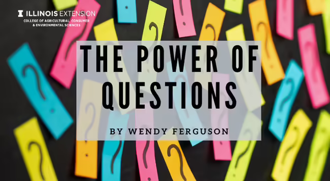 question marks on blue, pink, yellow and orange post it notes
