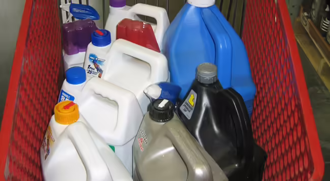 pesticide containers