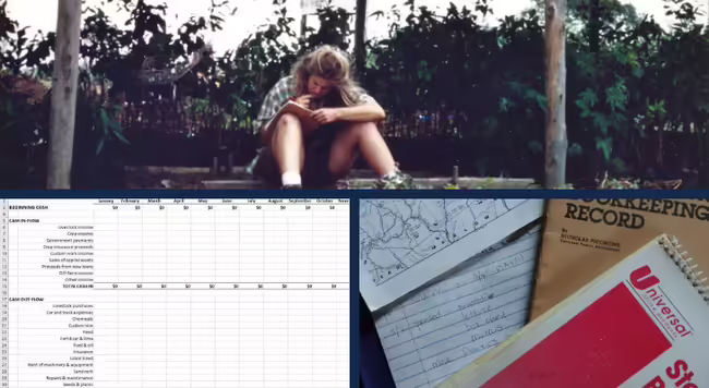 Pereira record keeping in the field c. 1990. Electronic and paper-based records.  