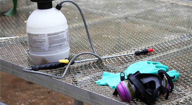 Personal Protective Equipment and Sprayer
