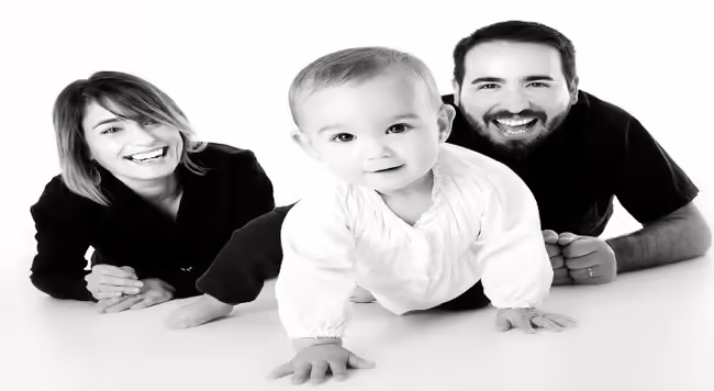 parents and baby