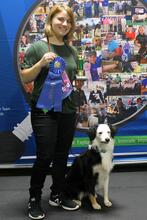 Natalie Markin with dog