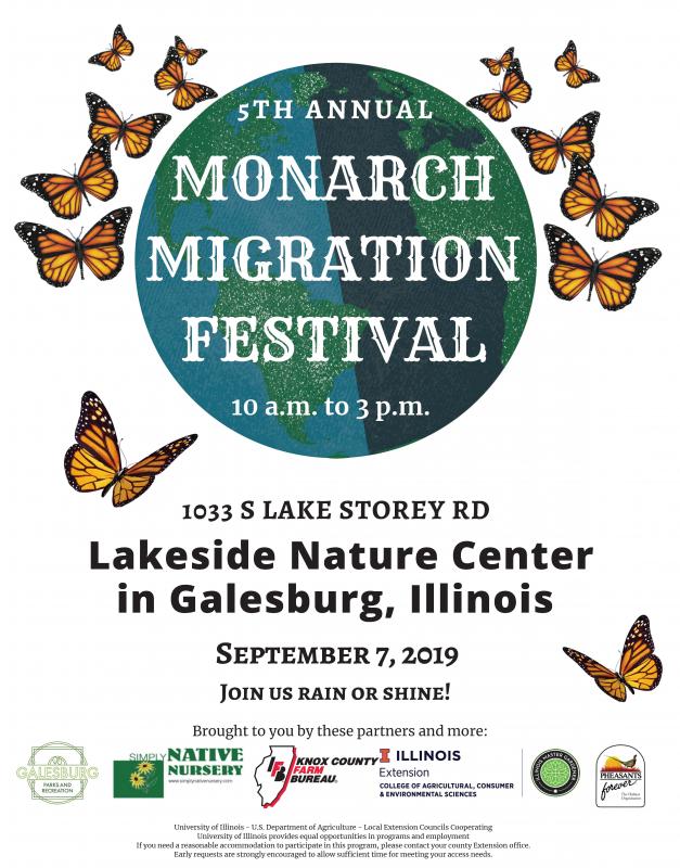 monarch butterfly event flyer