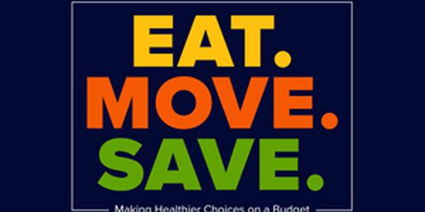 Eat. Move. Save. logo