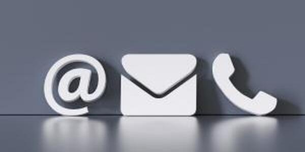 email marketing envelope and phone icons
