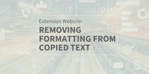 How to Remove Formatting From Copied Text
