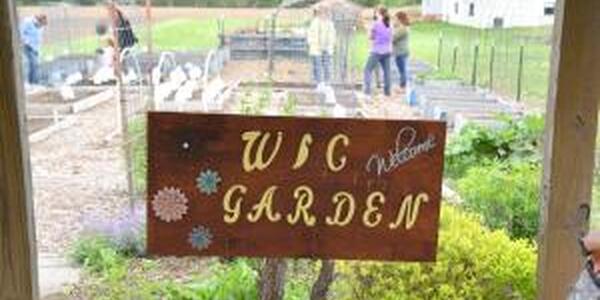 WIC garden sign