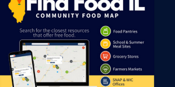 Find Food in Illinois application