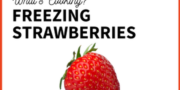 freezing strawberries