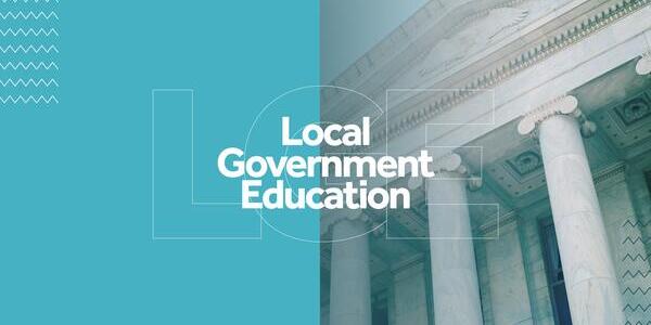 Local Government Education with columns